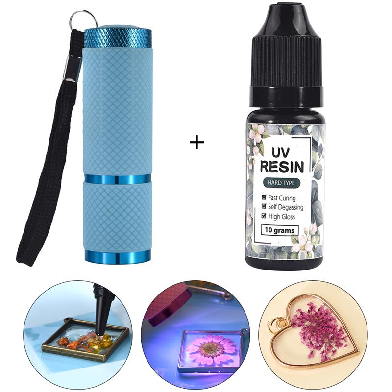 Epoxy Uv Resin Kit - Résine époxy dure UV transparente à