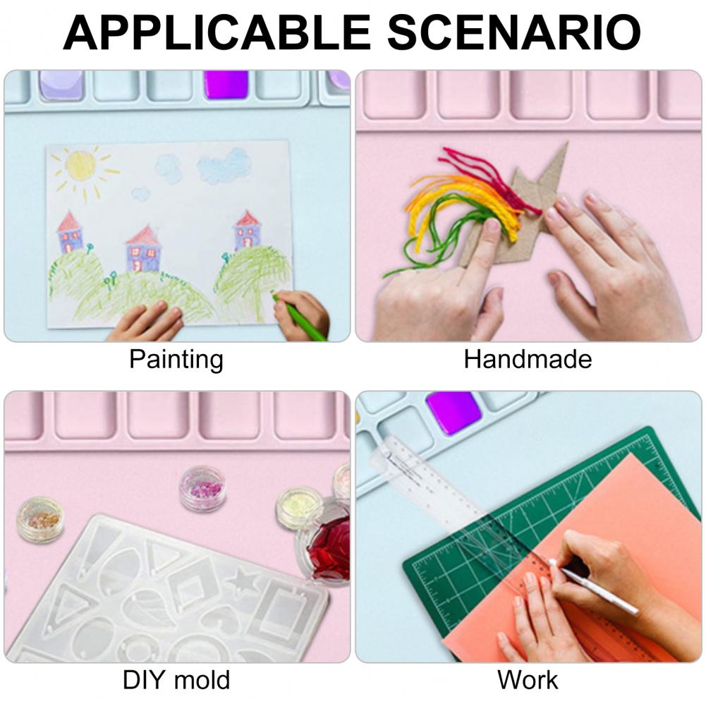Mixing Cup Silicone - Tapis de peinture en silicone avec