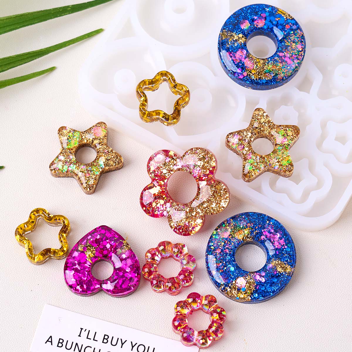 Resin Craft Ideas - Bijoux multifonctionnels moule en Silicone bricolage