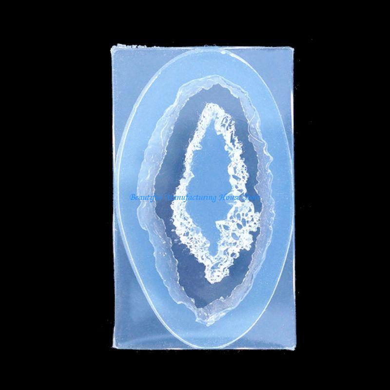 Geode Mold Silicone - E56A – moule en grappe roche