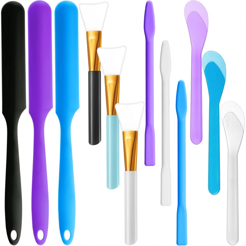 Mixing Cup Silicone - Ensemble de 12 tiges d'agitation en