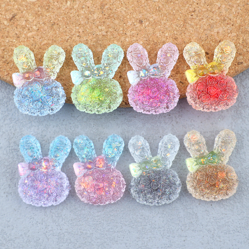 Resin Craft Supplies - 5 cabochons en résine en forme