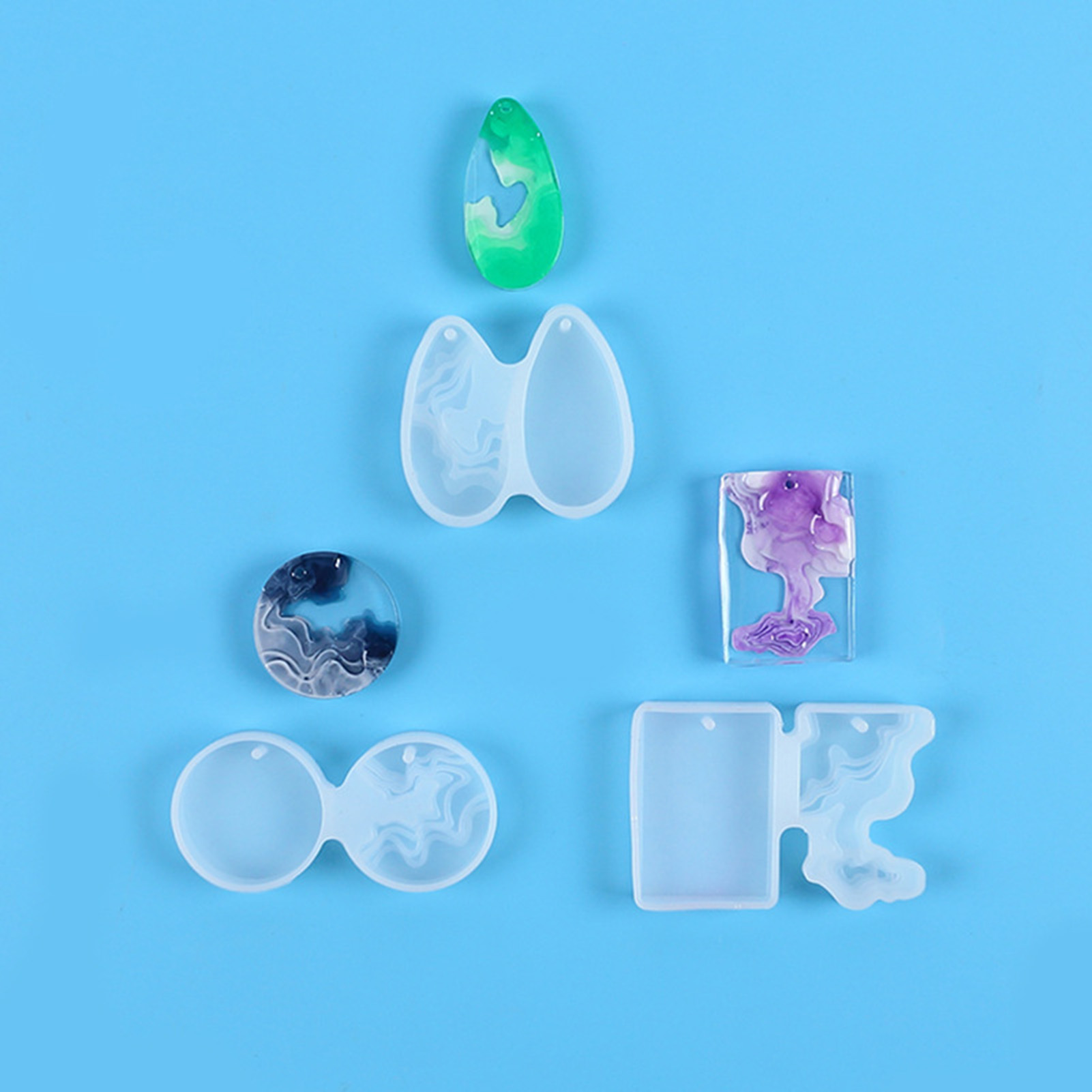 Ensemble de 3 moules en silico - Geode Mold Silicone avis et prix