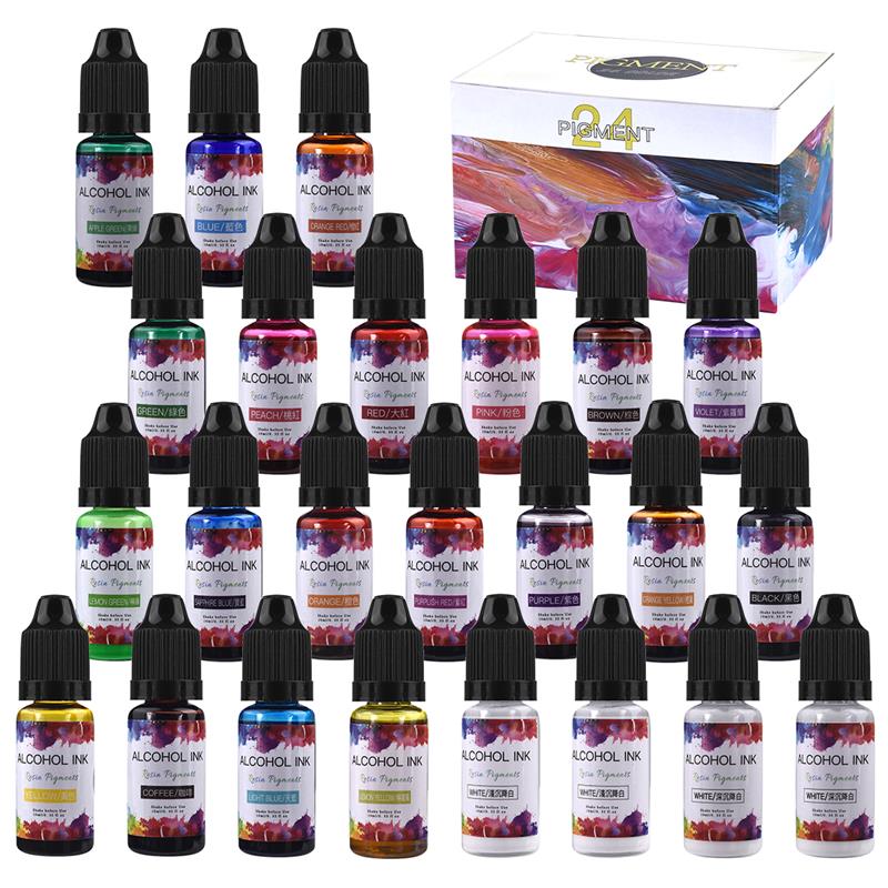 Ensemble de 24 couleurs de Pig - Resin Dye Alcohol avis et prix