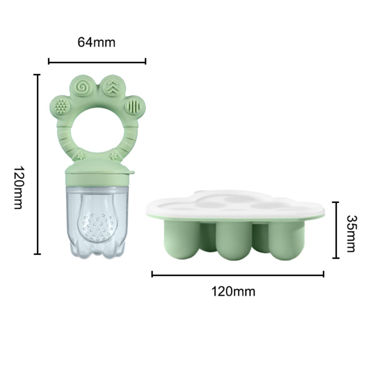 Alimentateur de fruits pour bé - Silicone Mold Tray avis et prix
