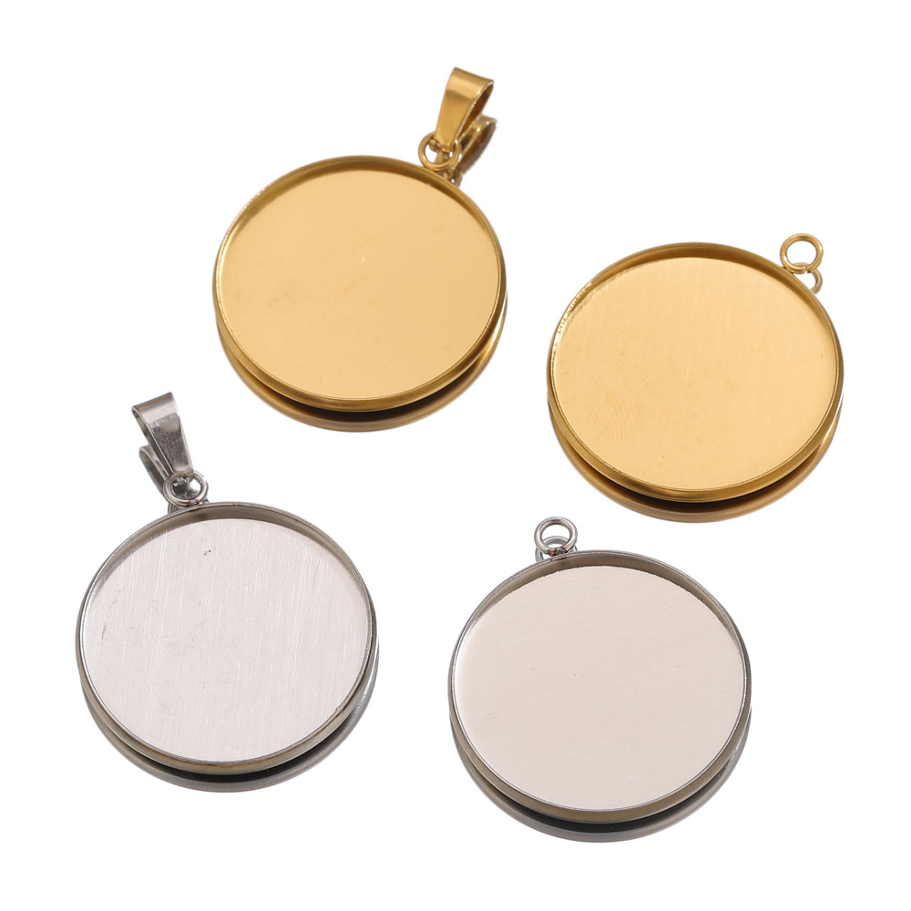 Pendentifs dorés en acier inox - Resin Craft Projects avis et prix