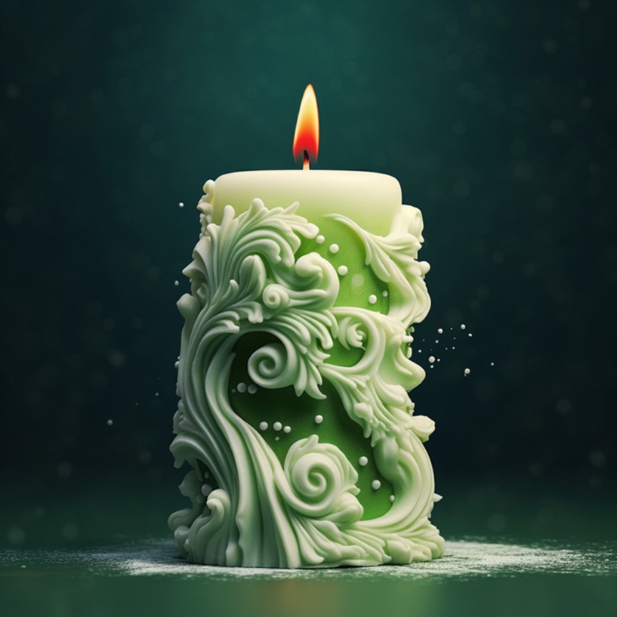 Moule à bougie cylindrique en  - Resin Ocean Wave Mold avis et prix