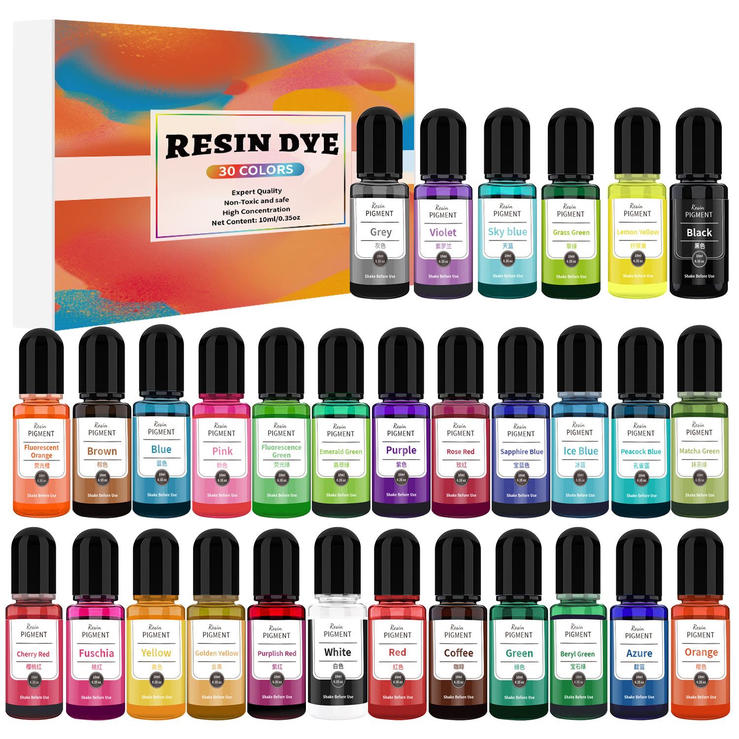 Encre d'art pigmentée en résin - Resin Dye Alcohol avis et prix