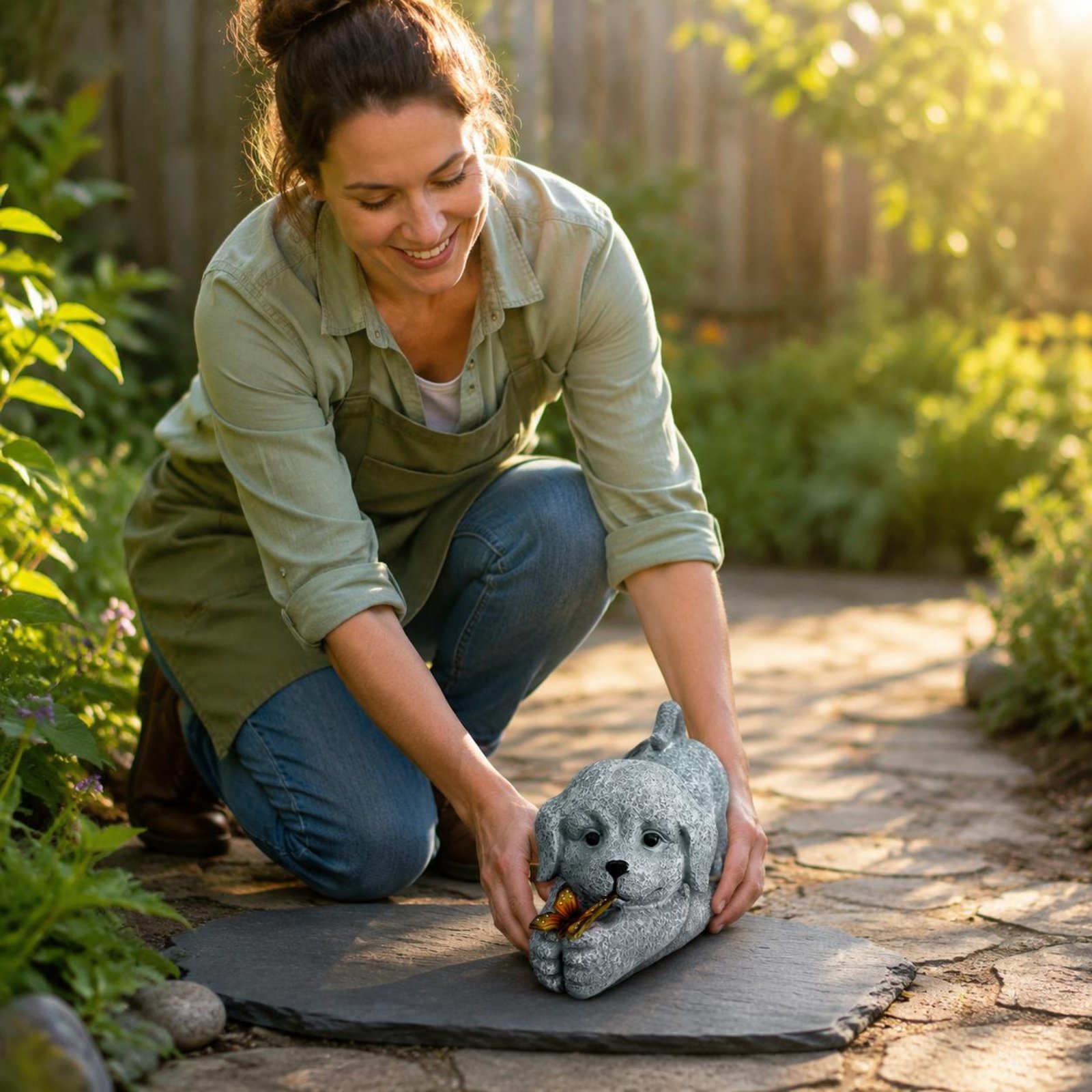 Statue de chien solaire en rés - Crafting Resin avis et prix